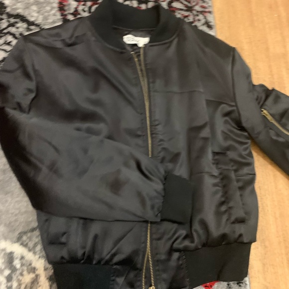 Black Bomber jacket seek the Label Eyelet Small - Picture 6 of 6